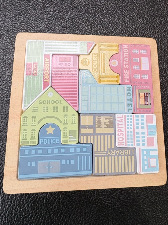 Other - Kids wooden city puzzle